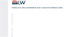 Desktop Screenshot of logisticsweek.com